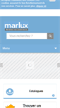 Mobile Screenshot of marlux-france.com